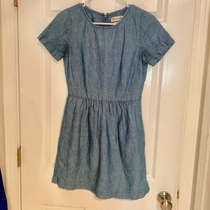 Madewell denim dress, size zero.